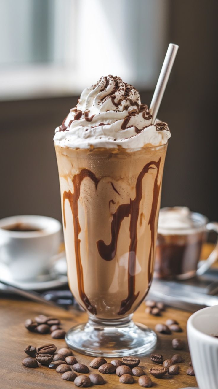 نسكافيه مثلج مع آيس كريم